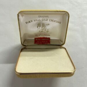 Landstrom Black Hills Gold Creations Jewelry Box OS‎ Yellow Mid Century Vintage